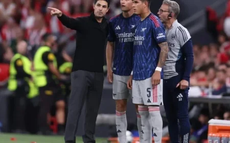 Mikel Arteta Praises Arsenal’s Norgaard and Arrizabalaga for Impressive Performances