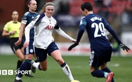 Signe Gaupset Shines in Tottenham’s 1-0 Win Over Leicester, Boosting UCL Hopes