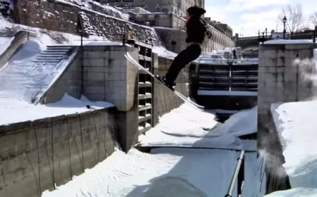 Daring Ski Jump Over Canal Locks Sparks Copycat Warnings