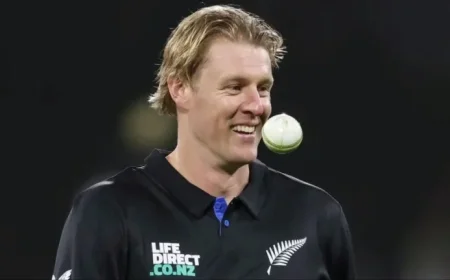 Kyle Jamieson Joins Elite New Zealand Bowlers with Historic Achievement