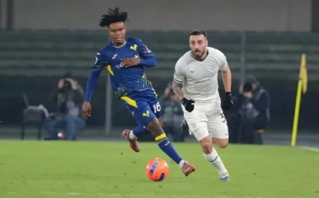 Serie A: Verona and Lazio Locked in 0-0 Stalemate at Halftime