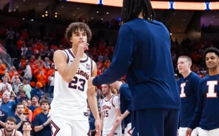 NBA Scouts Monitor Illinois Freshman Keaton Wagler