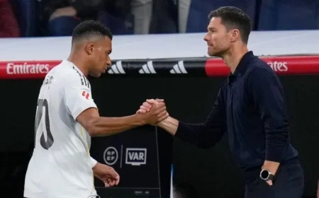 Xabi Alonso Considers Starting Mbappé in Super Cup Final
