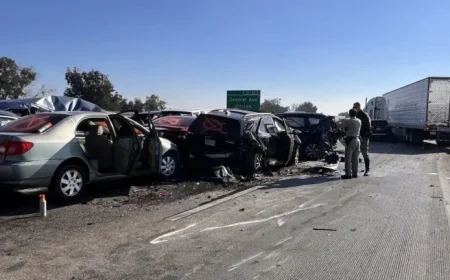 15-Vehicle Crash Shuts Southbound Highway 99; CHP Launches Investigation
