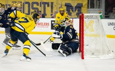 Michigan Dominates Notre Dame in Penalty-Filled Season Sweep