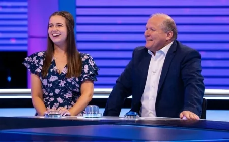 Ballymena Principal David Radcliffe Joins Ant & Dec’s Limitless Win with Daughter Emma