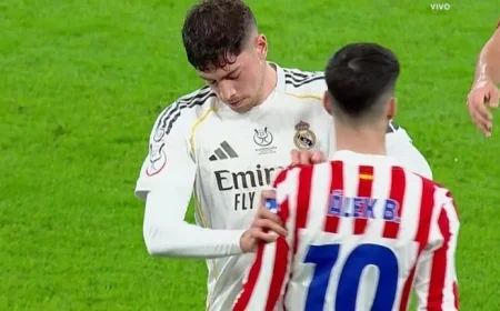 Valverde Faces Álex Baena Again in Atlético vs Real Madrid Supercopa Clash