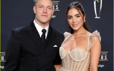 Christian McCaffrey Marries Model Olivia Culpo: See Photos