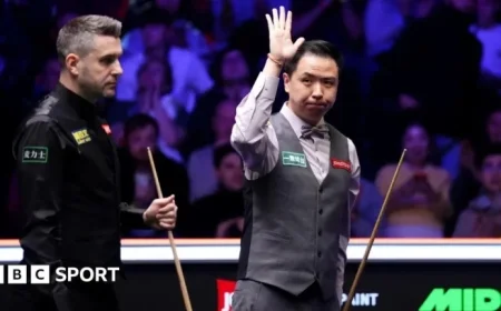 Live Masters Snooker: Mark Selby vs Xiao Guodong Scores & Stream