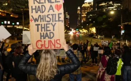 Austin Anti-ICE Protests Continue for Third Day After Fatal Shooting