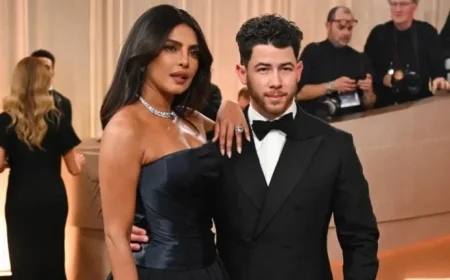 Priyanka Chopra Shines in Dior with Nick Jonas on 2026 Golden Globes Red Carpet