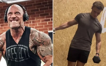 Experience the Intensity of Dwayne Johnson’s 30-Set Push Workout