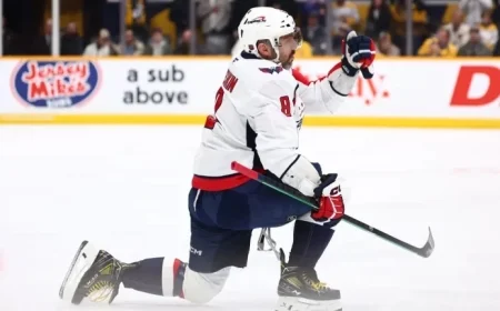Ovechkin Nets 20 Goals for 21st Season, Secures 2nd in NHL History