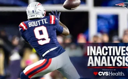 Patriots Wild Card: Boutte, Landry, Spillane Confirmed Active vs. Chargers