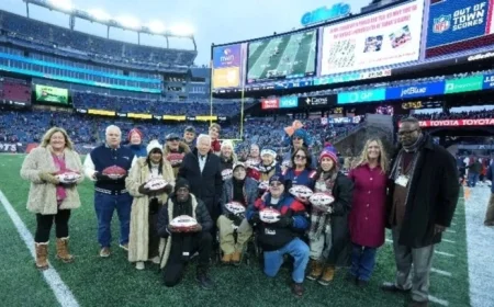 Kraft Family and Gillette Grant $185,000 to Nonprofits in Pregame Ceremony