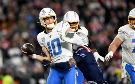 Chargers vs. Patriots Wild-Card Playoff: Live Coverage at 8 p.m.