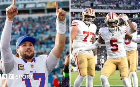 San Francisco 49ers Eliminate Philadelphia Champions; Bills Overcome Jaguars in NFL Playoffs