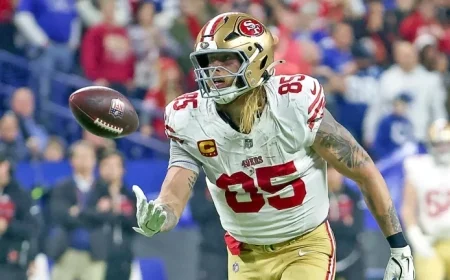 49ers’ George Kittle Injures Achilles in Clash with Eagles