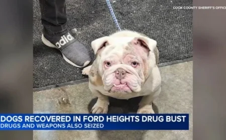 Cook County Seizes 18 Dogs in Ford Heights Drug Bust