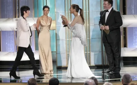 Jennifer Lopez Confronts Ricky Gervais at Golden Globes