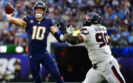 Justin Herbert Aims for First Playoff Victory Tonight