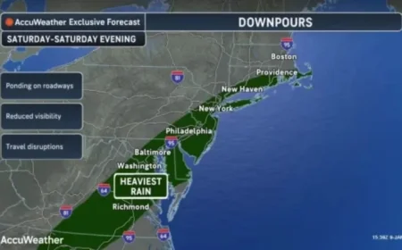 NJ Weather Forecast: Isolated Snow Showers, 35 mph Winds Expected Sunday