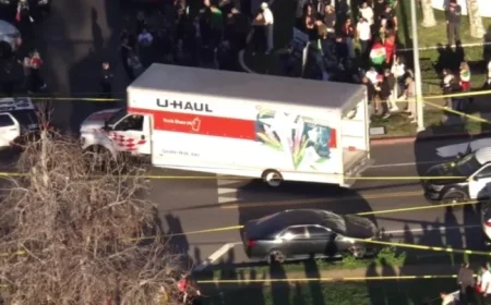 U-Haul Truck Plows Into Crowd at Los Angeles Anti-Iran Regime Rally
