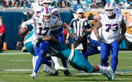 Josh Allen Leads Bills to Playoff Victory Over Jaguars Despite Injury