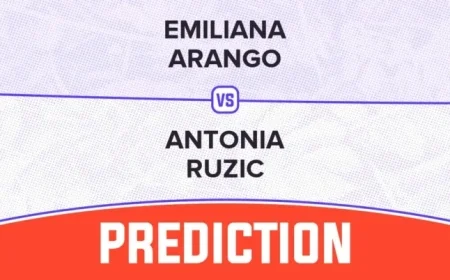 Emiliana Arango vs Antonia Ruzic: WTA Hobart 2026 Predictions