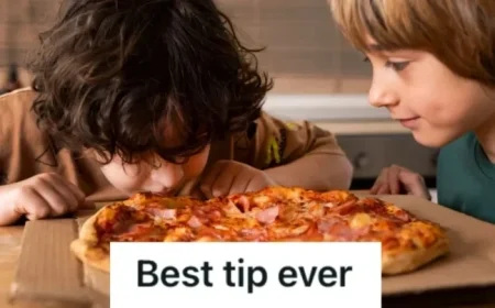 Pizza Delivery Man Receives Heartfelt Tip from Grateful Family Kids