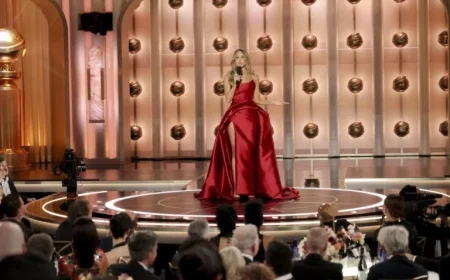 Nikki Glaser Lovingly Roasts at 83rd Golden Globes Monologue