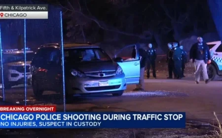Chicago Officer Shoots Suspect During Fifth Avenue Traffic Stop