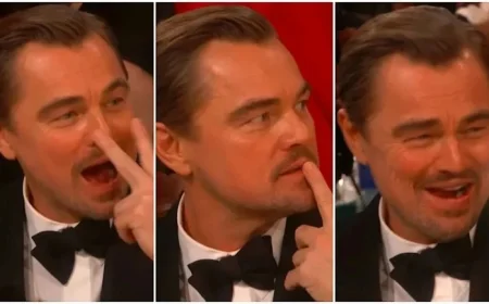 Leonardo DiCaprio’s Golden Globes Encounter Captivates Online Audience