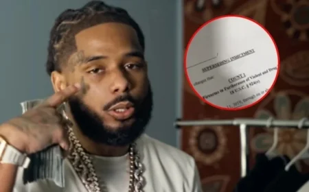 Pooh Shiesty Reveals Indictment Papers, Asserts Loyalty