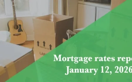 Mortgage Rates Update: January 12, 2026 Report