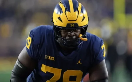 Alabama Football Secures Michigan Offensive Tackle via Transfer Portal