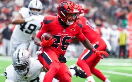 Texans RB Faces Concerning Injury Update Ahead of Playoff Clash with Steelers