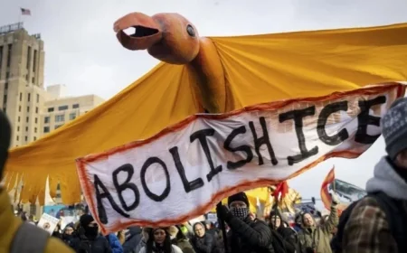 Week-Long Protests Against ICE Captured in Photos