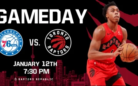 76ers Face Raptors in Toronto Showdown, January 12th