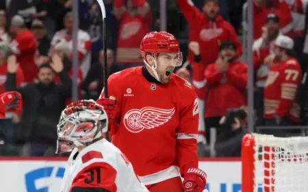 Copp’s Overtime Goal Secures Red Wings’ Win on Fedorov Tribute Night