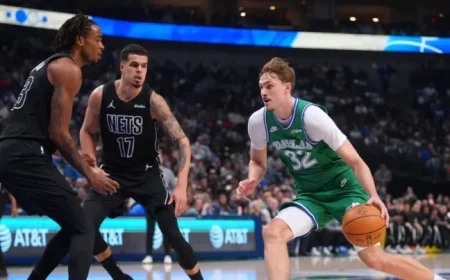 Cooper Flagg Anchors Mavericks’ Victory Over Nets
