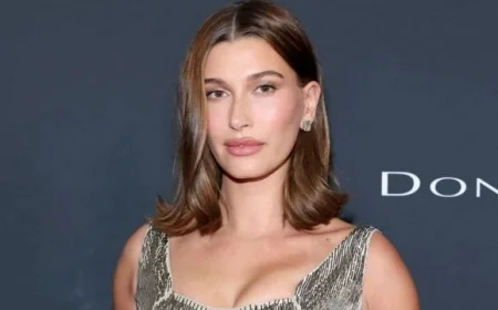Hailey Bieber Stuns Fans in a Striking Corset Top