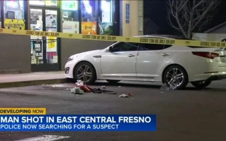 Fresno Shooting: Young Man Hospitalized, Suspect Remains at Large, Say Police