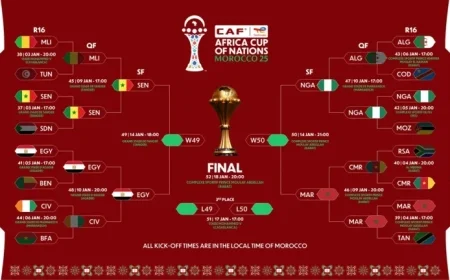 Senegal, Egypt, Nigeria, Morocco Reach AFCON Semi-Finals in Africa’s Top Event