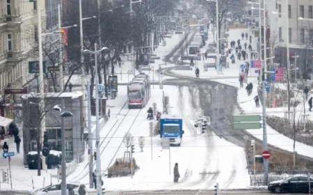 Freezing Rain Shuts Down Central Europe Transport