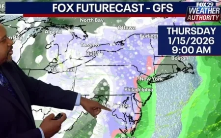 Philadelphia Weather Alert: Midweek Storm to Deliver Snow and Rain