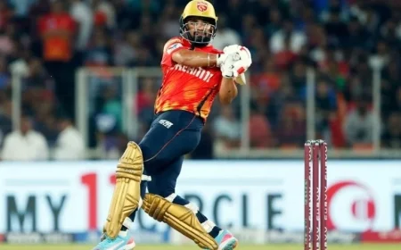 Prabhsimran Singh’s 88 Propels Punjab to 346-Run Target in VHT Quarterfinal