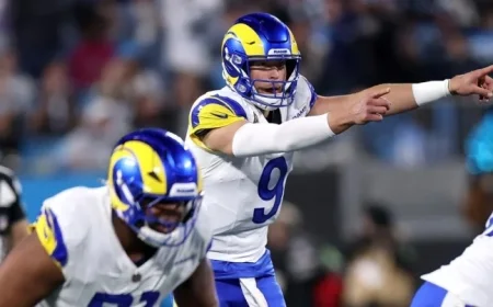 Stafford Shines as Rams Defeat Panthers in Wild-Card Thriller