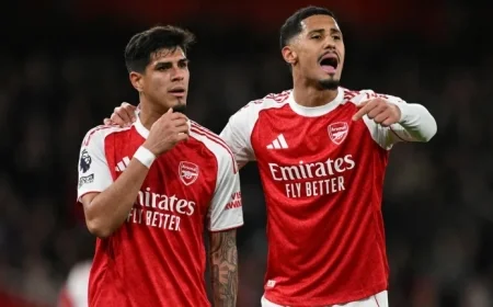 Arteta Provides Injury Updates on Saliba, Hincapie, and Trossard