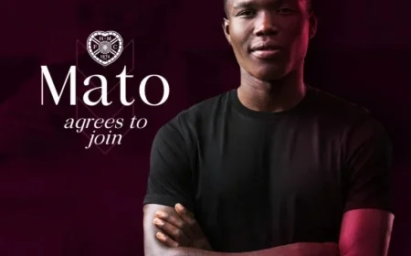 Rogers Mato Commits to Hearts for Summer Transfer